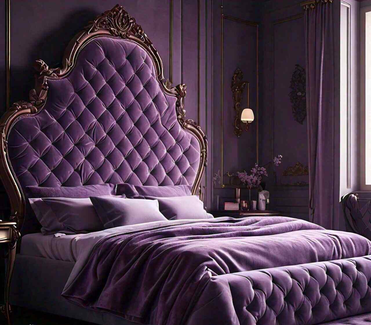 Crushed Velvet Bed