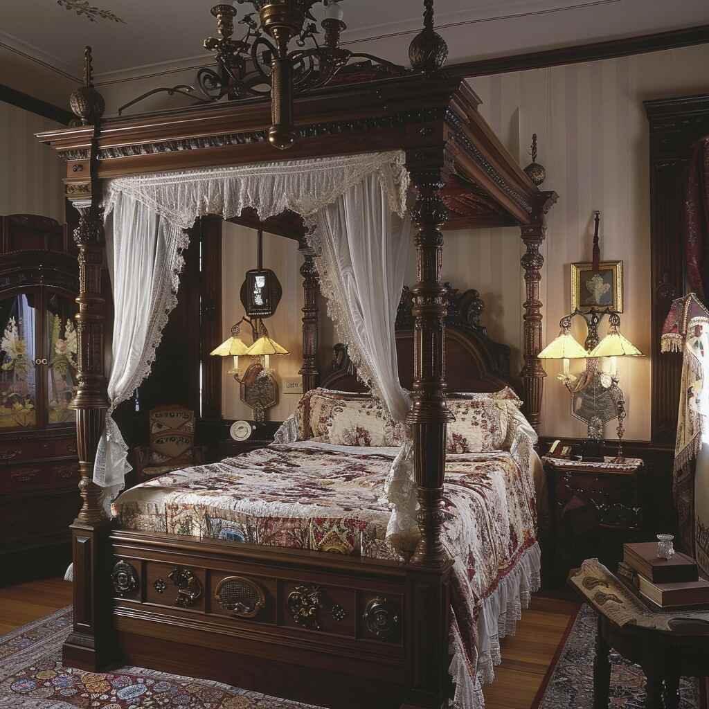 Dark Wood Bed Frame