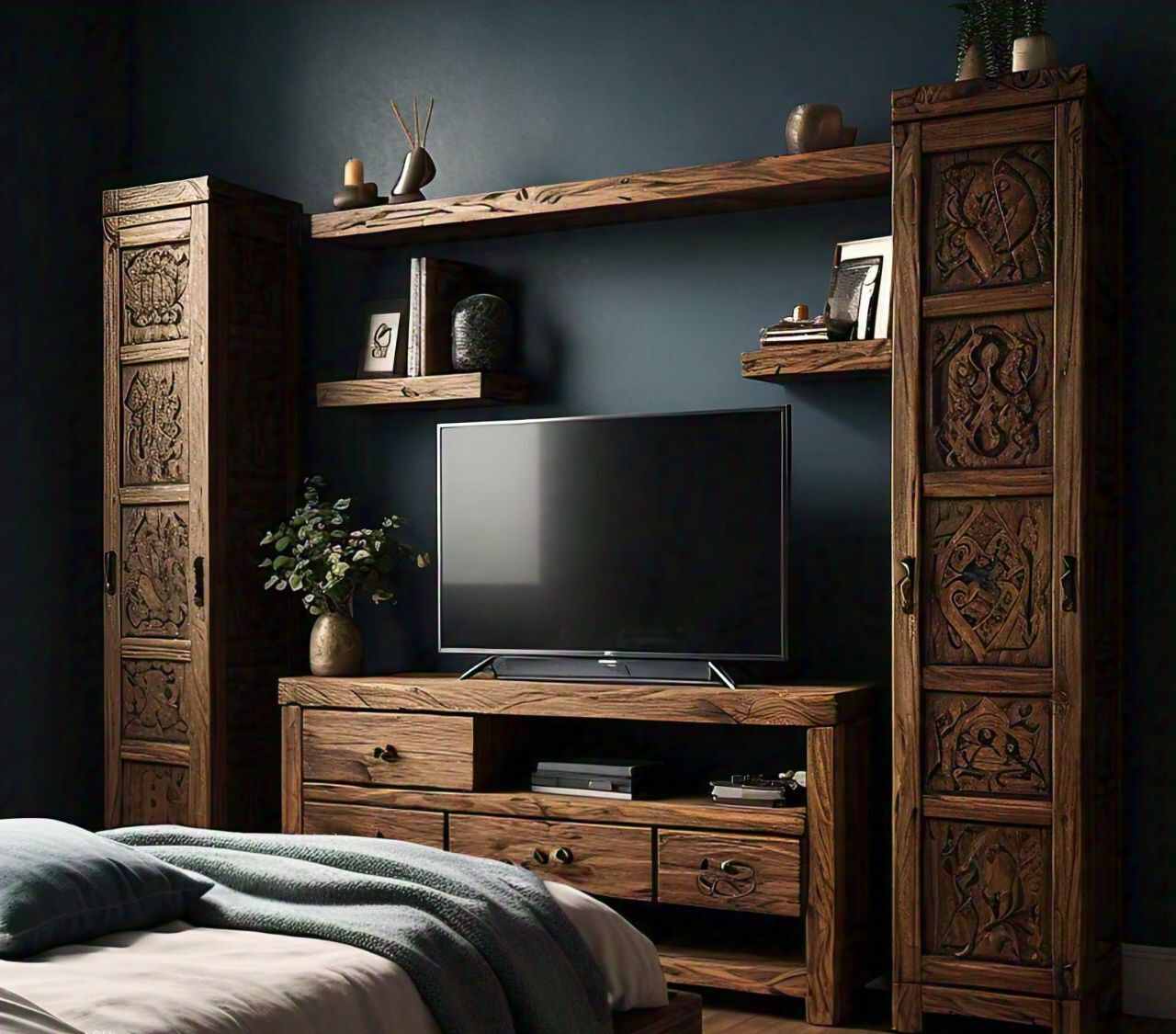 Foot of Bed TV Stand