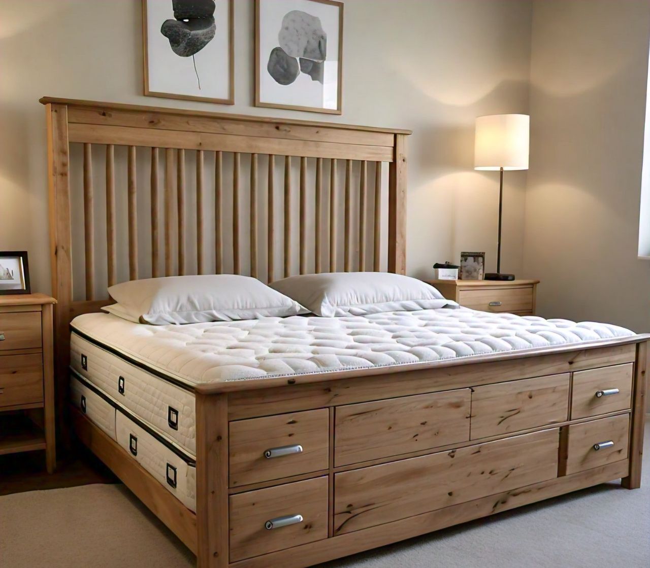 Single Bed with Drawers